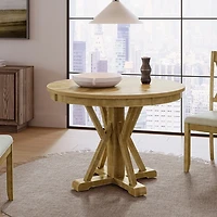 Natural Farmhouse Dining Table