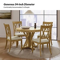 Natural Farmhouse Dining Table