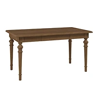 Traditional Farmhouse Walnut Dining Table