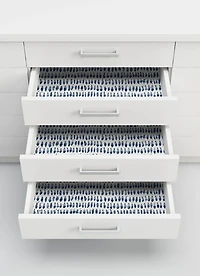 Navy Brushstroke Pattern Peel and Stick Wallpaper