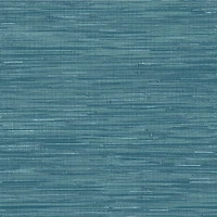 Steel Blue Grassweave Peel and Stick Wallpaper