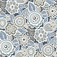 Navy Dream On Peel & Stick Wallpaper