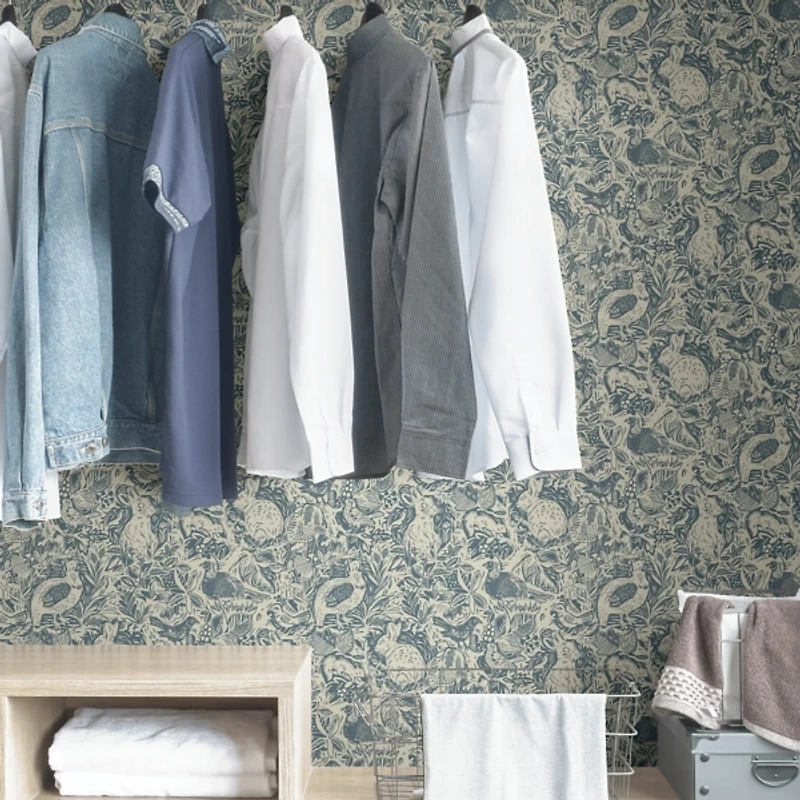 Blue Terrene Peel & Stick Wallpaper