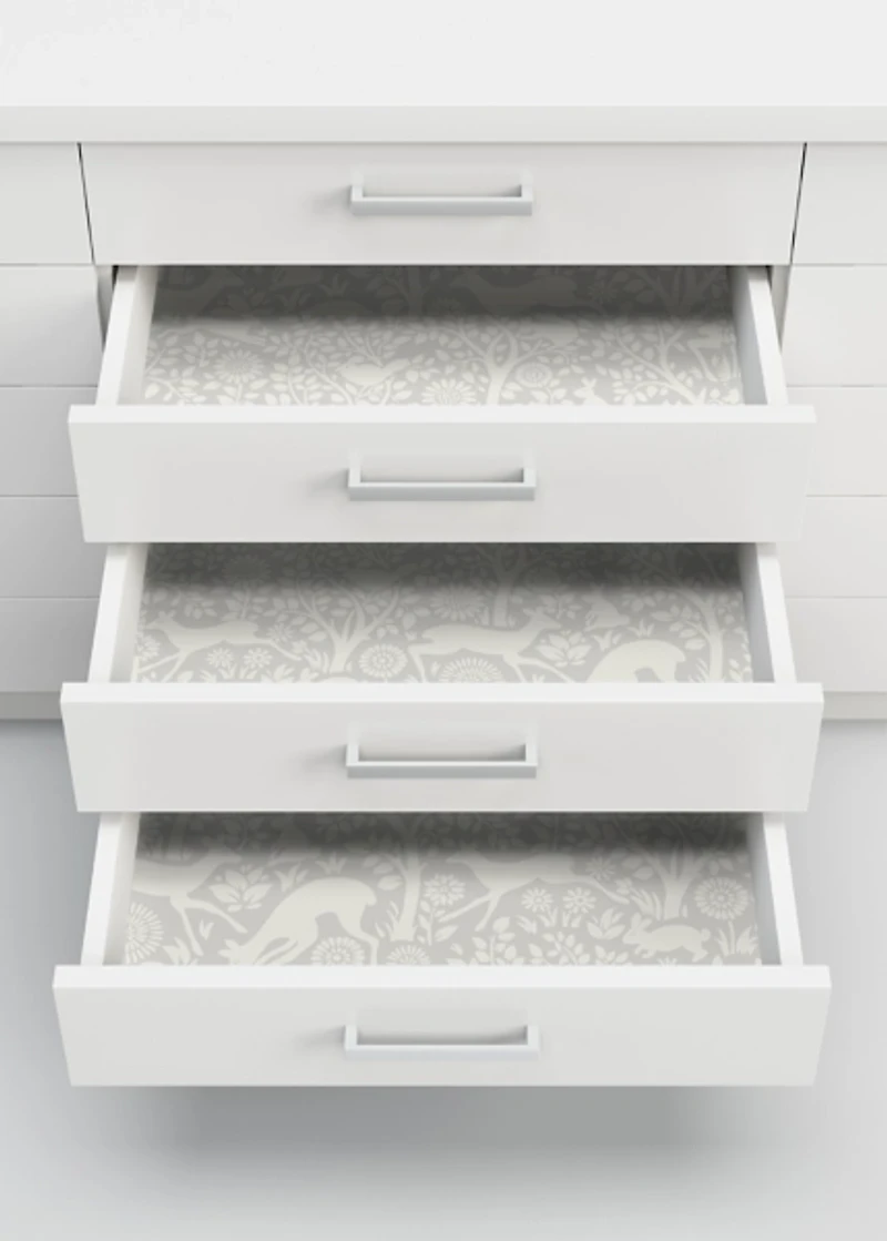 Gray Merriment Peel & Stick Wallpaper