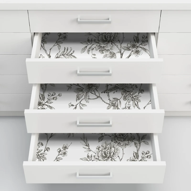 Charcoal Longwood Peel & Stick Wallpaper