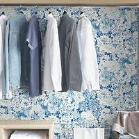 Indigo Garden Peel & Stick Wallpaper