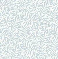 Blue Wisley Peel & Stick Wallpaper