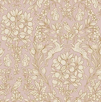Blush Enchanted Peel & Stick Wallpaper