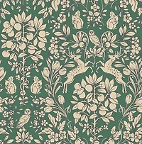 Emerald Enchanted Peel & Stick Wallpaper