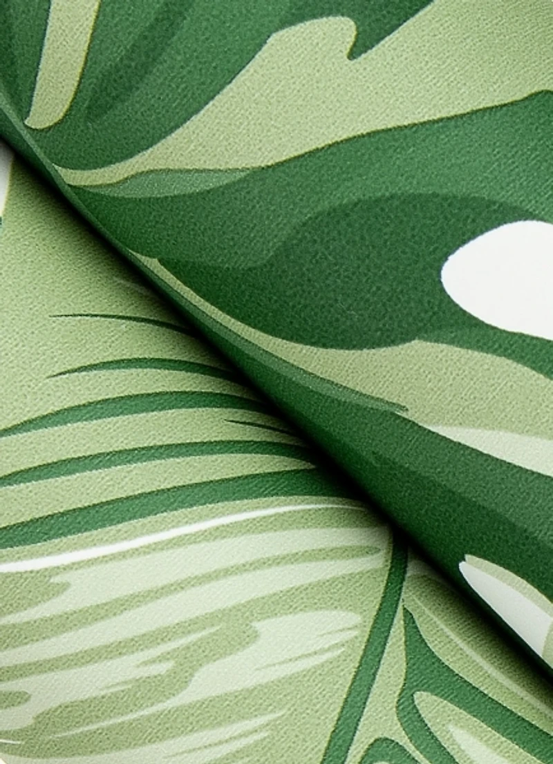 Green Palmero Peel & Stick Wallpaper