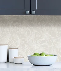 White Borneo Peel & Stick Wallpaper