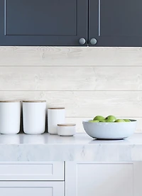 White Urban Shiplap Peel & Stick Wallpaper
