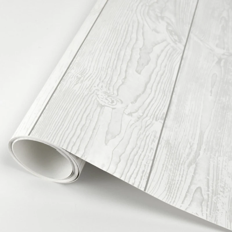 White Urban Shiplap Peel & Stick Wallpaper