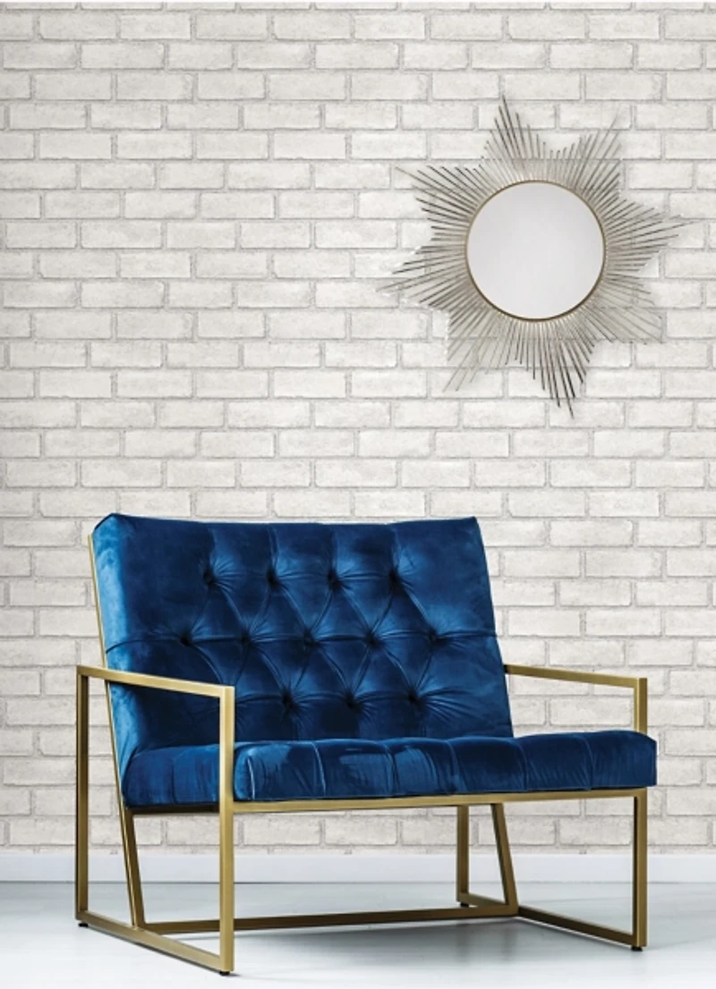 White District Brick Peel & Stick Wallpaper