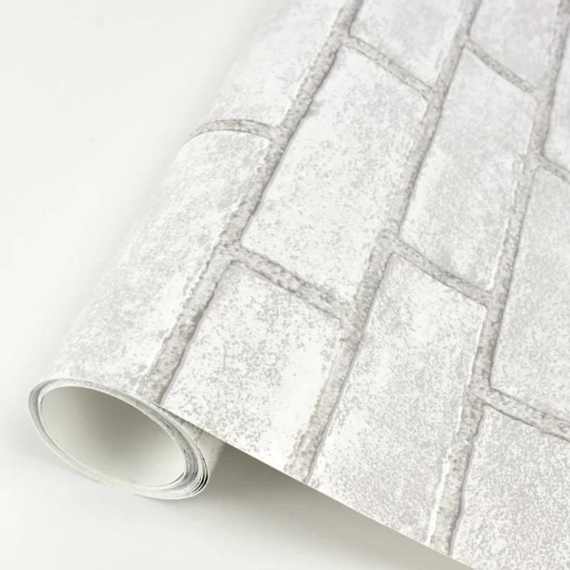 White District Brick Peel & Stick Wallpaper