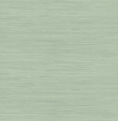 Sage Blue Faux Grasscloth Peel & Stick Wallpaper