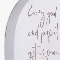 Gift From Above Arched Canvas Art Print