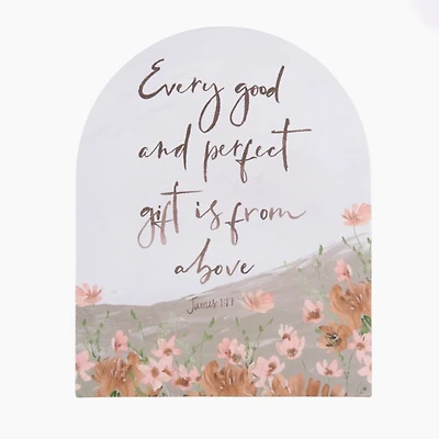 Gift From Above Arched Canvas Art Print