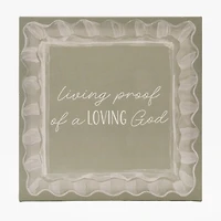 Living Proof Loving God Canvas Art Print