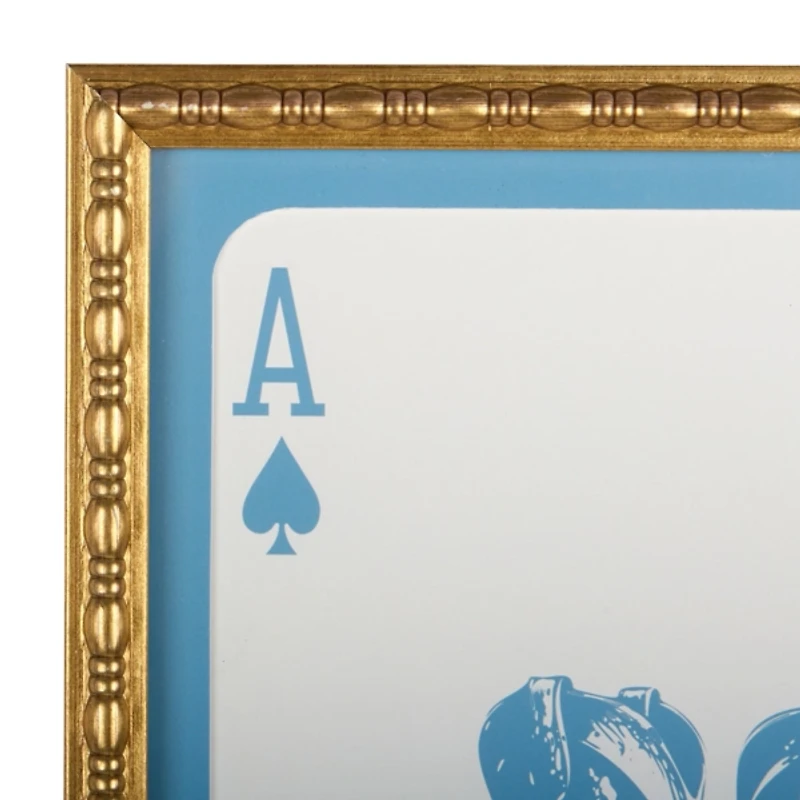 Blue Ace Boots Framed Art Print