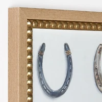 Horseshoes Framed Art Print