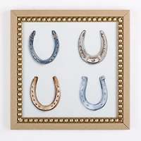Horseshoes Framed Art Print