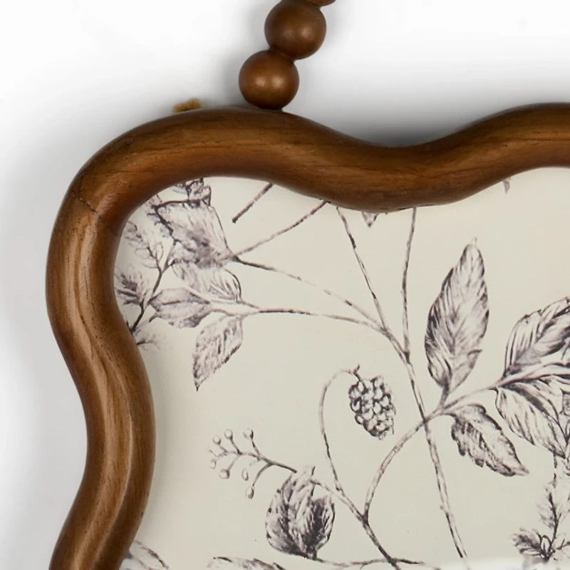 Toile Monogram M Wavy Wall Plaque