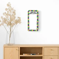 Mardi Gras State of Mind Dry Erase Board