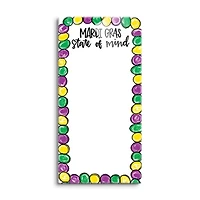 Mardi Gras State of Mind Dry Erase Board