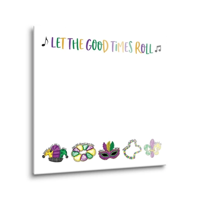Mardi Gras Let the Good Times Roll Dry Erase Board