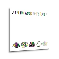 Mardi Gras Let the Good Times Roll Dry Erase Board