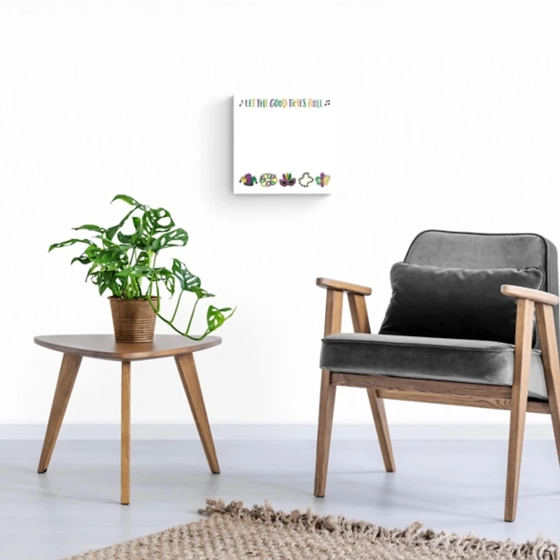 Mardi Gras Let the Good Times Roll Dry Erase Board