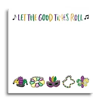 Mardi Gras Let the Good Times Roll Dry Erase Board