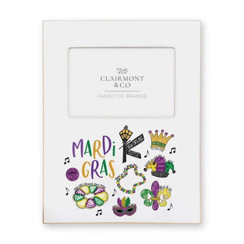 Mardi Gras Icons Picture Frame