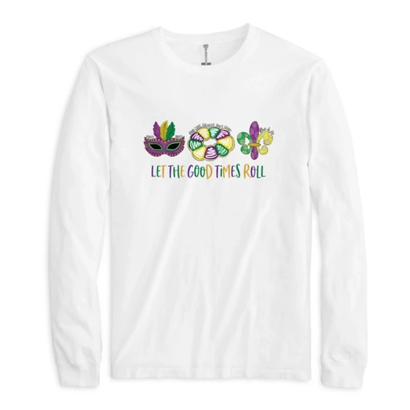 Let the Good Times Roll 2XL Long Sleeve T-Shirt