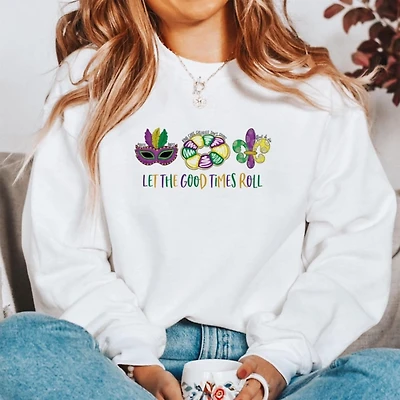 Let the Good Times Roll Small Sweatshirt