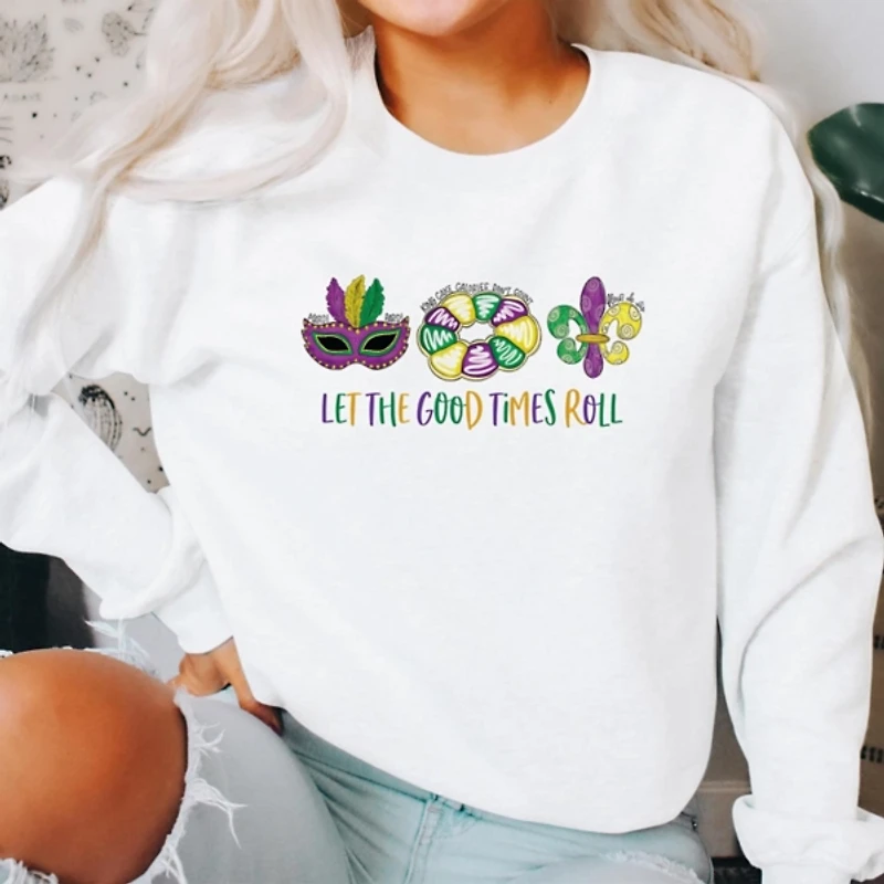 Let the Good Times Roll Small Sweatshirt