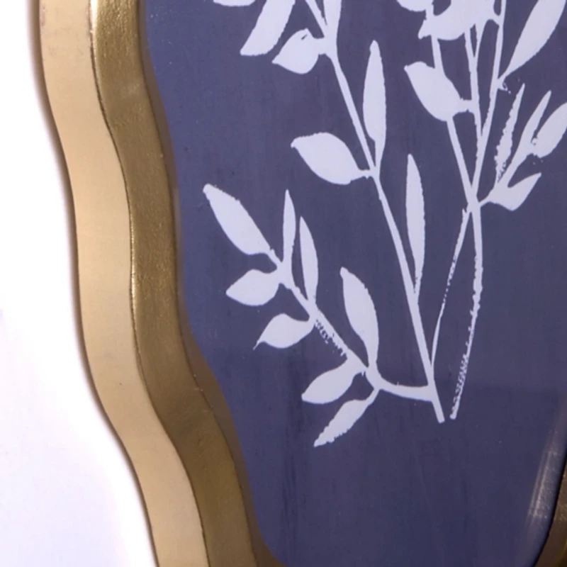 Botanicals Wavy Framed Art Prints, Set of 3