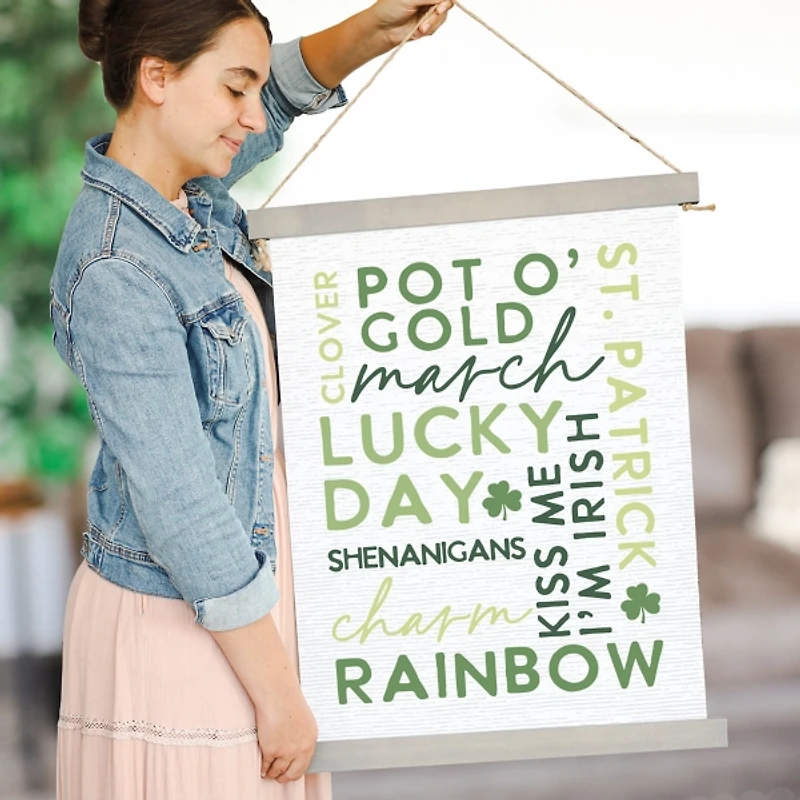 Irish Sentiment Hanging Canvas Tapestry