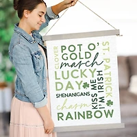 Irish Sentiment Hanging Canvas Tapestry