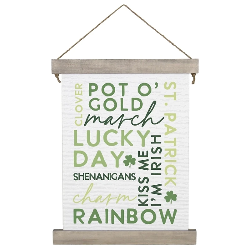 Irish Sentiment Hanging Canvas Tapestry