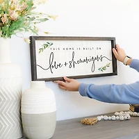 Love & Shenanigans Framed Wall Plaque