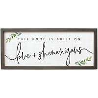 Love & Shenanigans Framed Wall Plaque