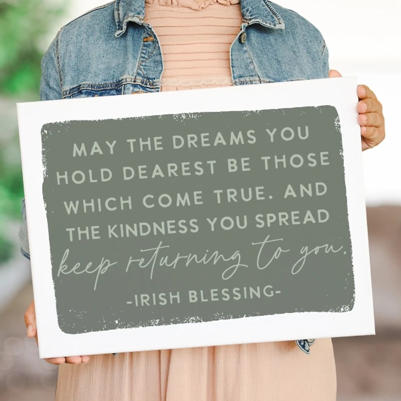 Irish Blessing Canvas Art Print