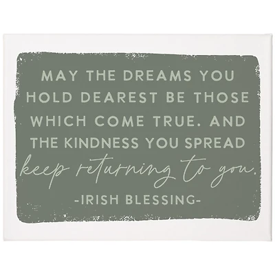 Irish Blessing Canvas Art Print