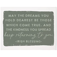 Irish Blessing Canvas Art Print