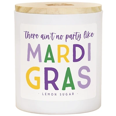 No Party Like Mardi Gras 2-Wick Jar Candle
