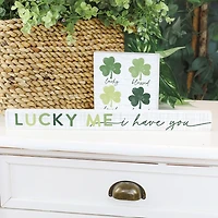 Clover Sign & Talking Stick 2-pc. Gift Set