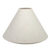 Oatmeal Linen Empire Lamp Shade, 6x15x9