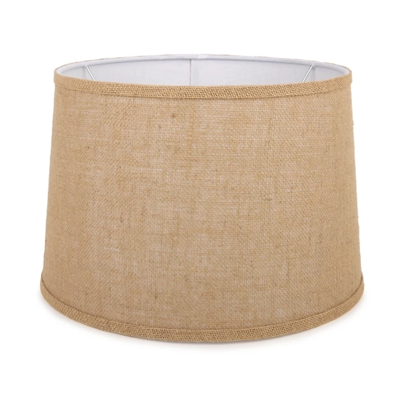 Burlap Tapered Drum Lamp Shade, 13x15x10